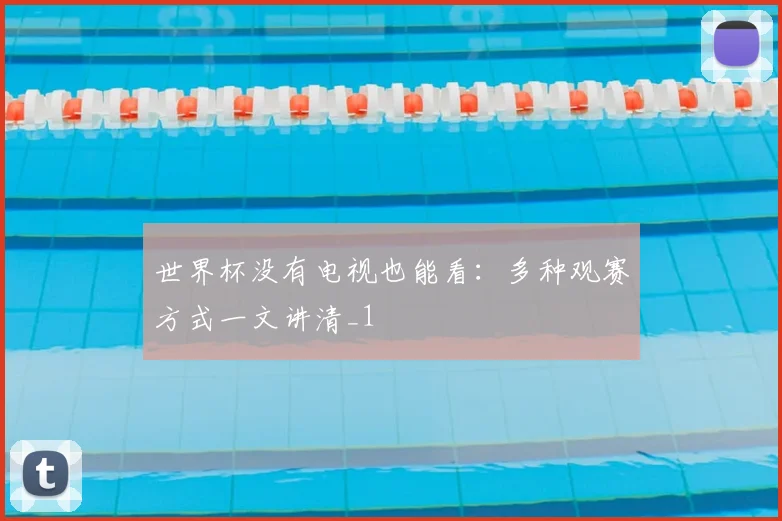 世界杯没有电视也能看:多种观赛方式一文讲清_1
